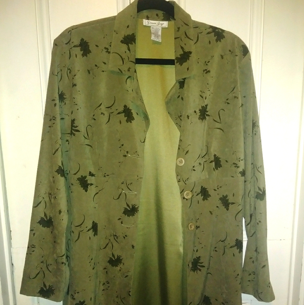 Oversized patterned blazer